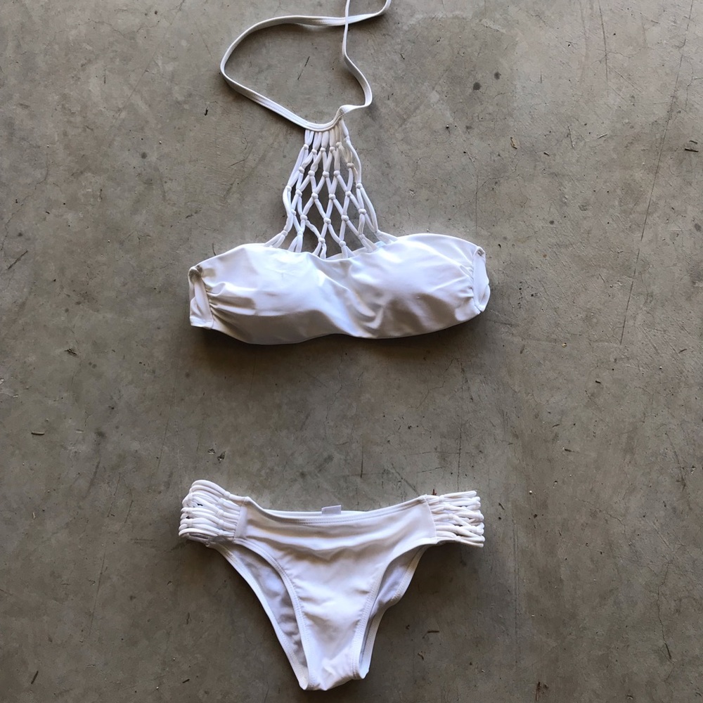 Crochet swimsuit pair